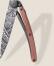 deejo Taschenmesser 37g, Korallenholz / Polynesische Zeichen
