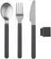 Mepal Besteckset SILUETA 3-teilig in nordic black