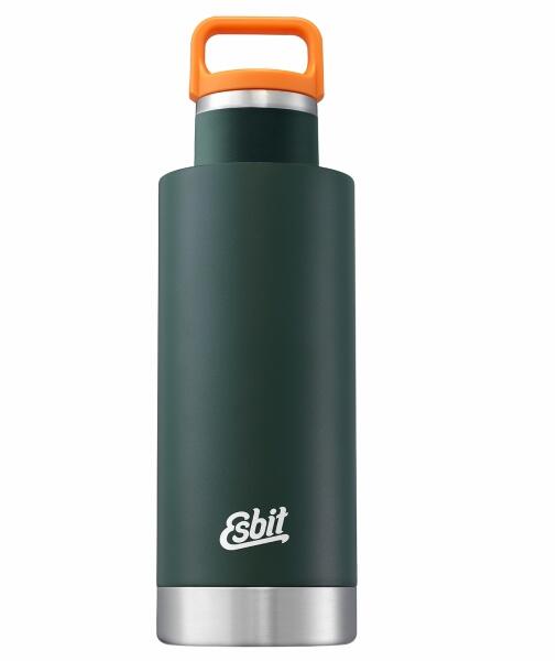 Esbit SCULPTOR Edelstahl Isolierflasche "Standard Mouth", 750ml, Forest Green