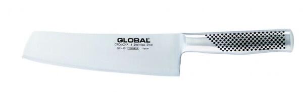 Global GF-43 Yoshikin Großes Hackmesser 20 cm, geschmiedet
