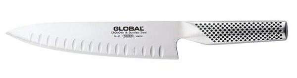 Global G-61 Yoshikin Fleischmesser mit Kulle, 20 cm
