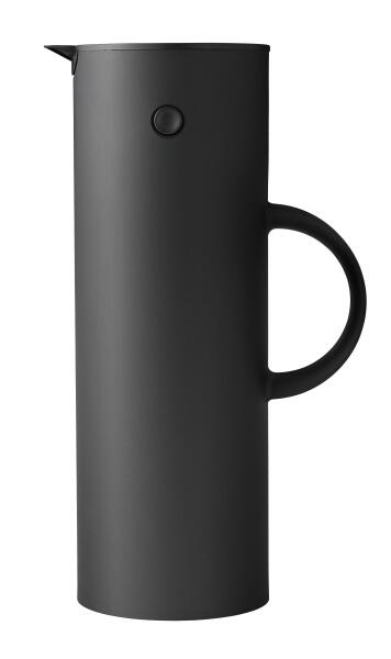 Stelton Isolierkanne EM77 1 l in soft schwarz