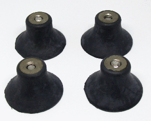 Gummisaugfüße mit Gewinde für GRAEF Schneidemaschine E2500, E2200