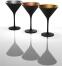 St&ouml;lzle Cocktailschale Elements Metallic im 6er-Set in schwarz-bronze