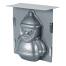 St&auml;dter Backform Santa Claus 19 x 21 x 12 cm Silber 3D-Backform 1.000 ml