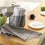 Cawö Home Küchenhandtuch Cuisine Two-Tone graphit