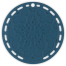 Le Creuset Silikonuntersetzer Tradition in deep teal