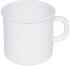 Riess Becher aus Emaille in wei&szlig;