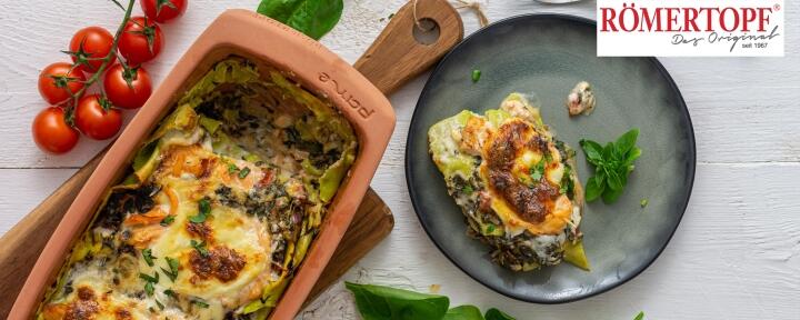 Römertopf - für gesundes Dünsten im Naturtontopf