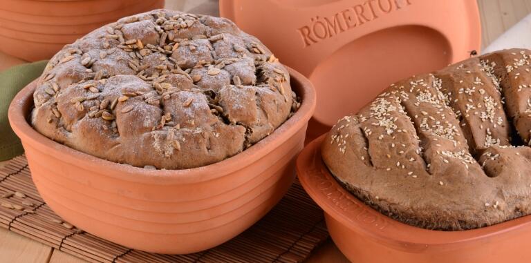 Römertopf - für gesundes Dünsten im Naturtontopf bei KochForm