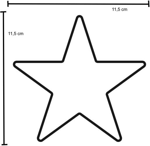 Kaiser Lebkuchen Ausstechform Stern 11