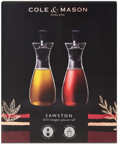 Cole & Mason Sawston Öl- & Essig Ausgießer Geschenkset, ungefüllt, 21 cm