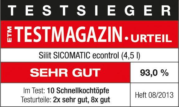 Silit Schnellkochtopf Sicomatic t-plus Duo schwarz, 2-teilig