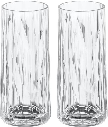 koziol Trinkglas CLUB Nr. 3 aus Superglas, 250 ml
