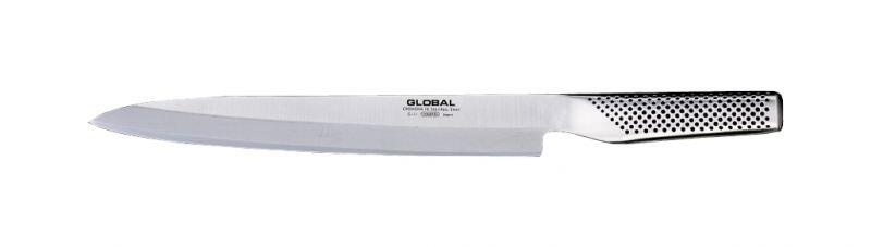 GLOBAL G-11 Fischmesser - 25 Cm, Cromova 18 Edelstahl, 15° Schnittwinkel | Japanisches Küchenmesser
