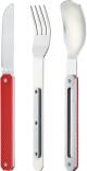 Akinod Feststehendes Besteck 12h34, Aluminium rot