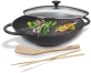 K&uuml;chenprofi Wok Set Provence in schwarz