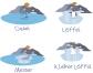 cilio Kinderbesteckset Seaworld, 4-tlg.