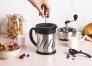 PEUGEOT Kombinierte Kaffeemühle und Kaffeebereiter 2-in-1 Paris Press