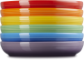 Le Creuset Suppenteller Coupe Regenbogen, 6er-Set