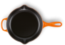Le Creuset Brat- und Servierpfanne Signature in ofenrot
