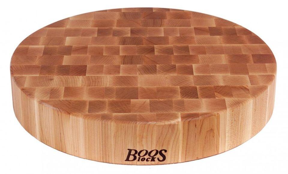 Boos Blocks Hackbrett aus Ahorn, rund - KochForm