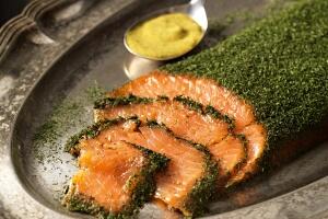 Graved Lachs mit Gin & Dill