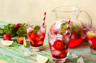 Erdbeer-Cocktail Strawberry Fields