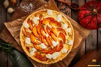 Kürbis-Ziegenkäse-Quiche