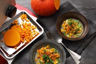 Kürbis-Bohnen-Eintopf