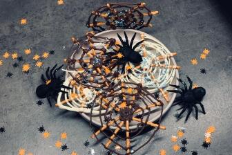 Halloween-Spinnennetze