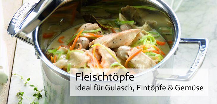 Fleischtöpfe - Ideal für Gulasch, Eintöpfe & Gemüse